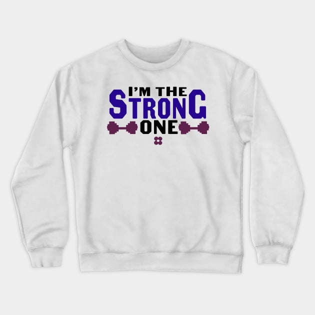 Strong One Crewneck Sweatshirt by audistry